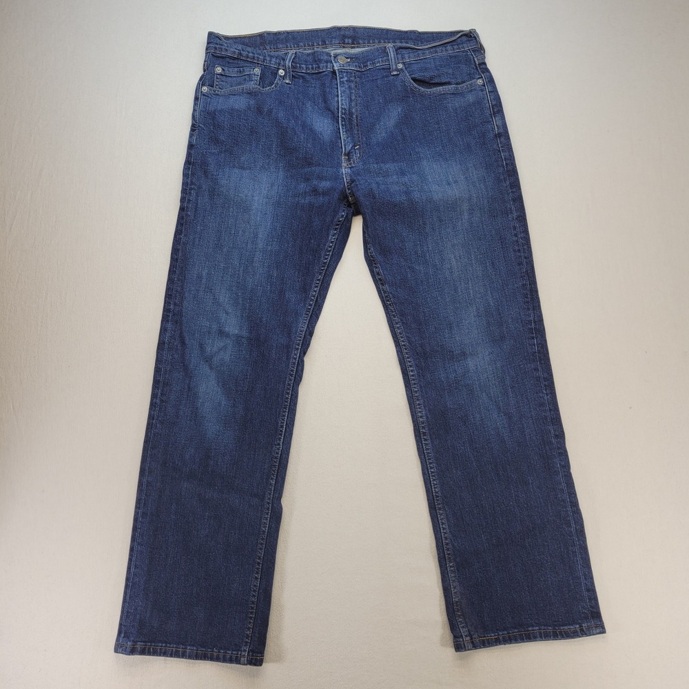 Levi's 559 Relaxed Straight Jeans Mens 38x29 Blue Dark Wash Denim